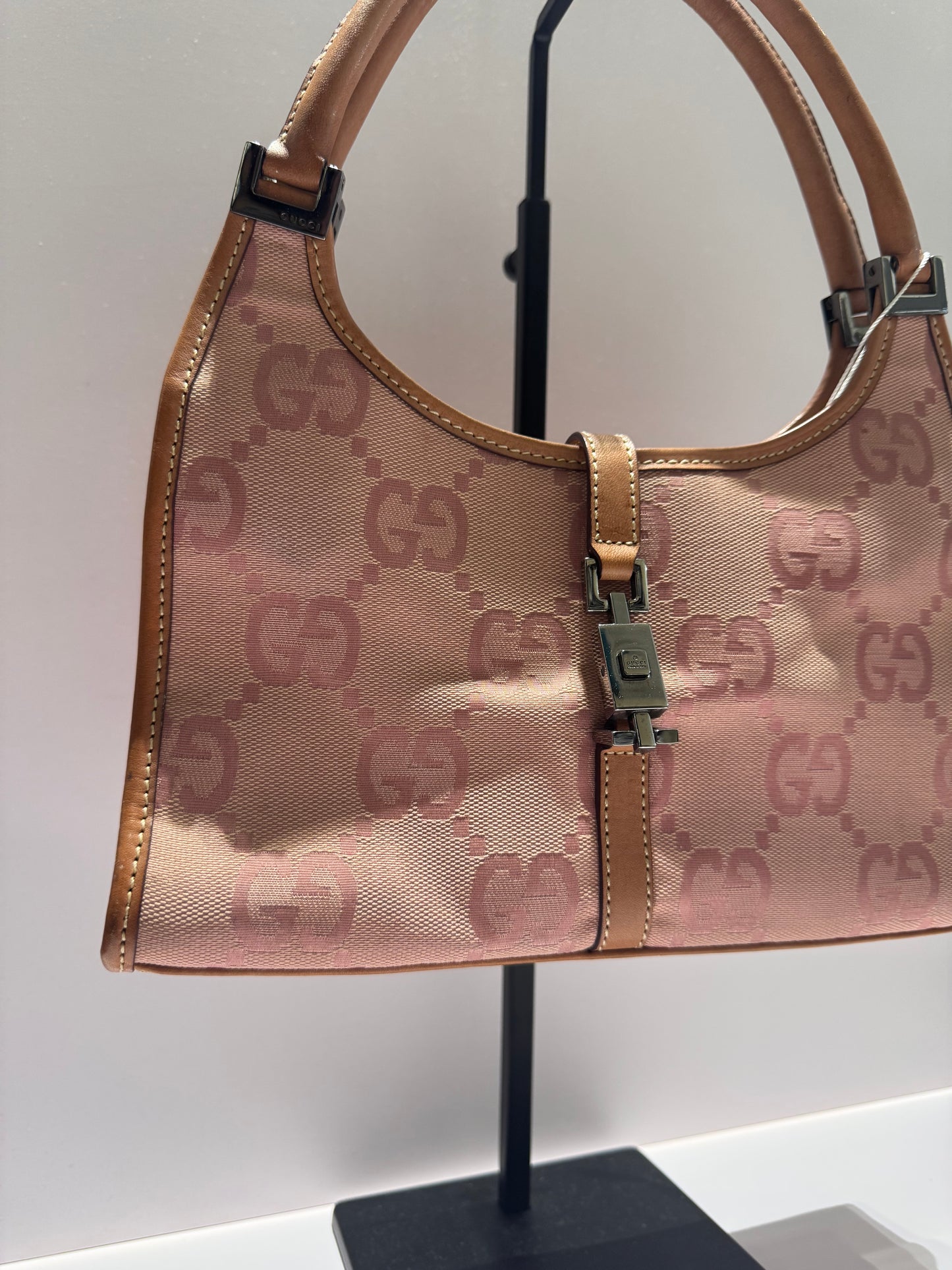 Gucci Jackie Small Pink Monogram