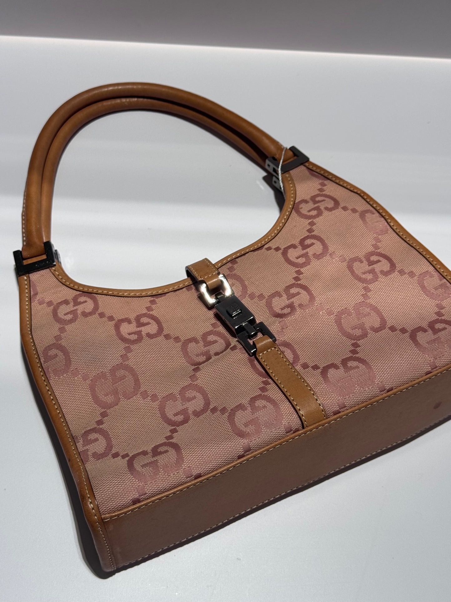 Gucci Jackie Small Pink Monogram