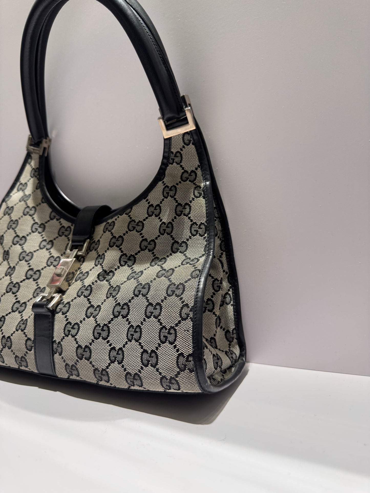Gucci Jackie Medium Black Monogram