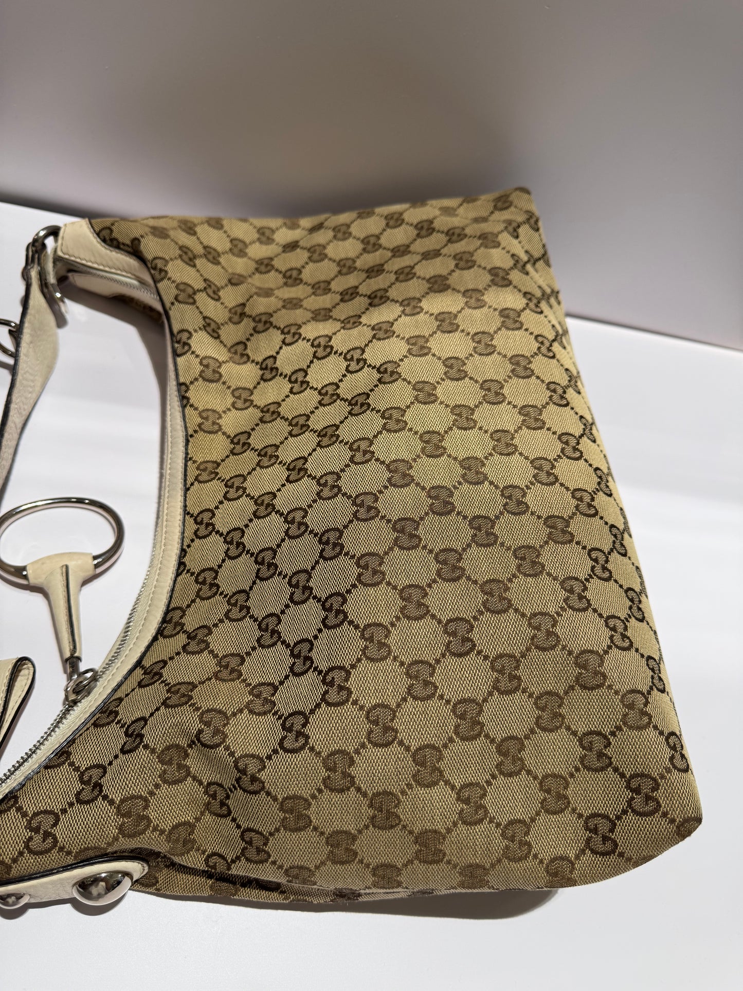 Gucci Icon Bit Hobo White