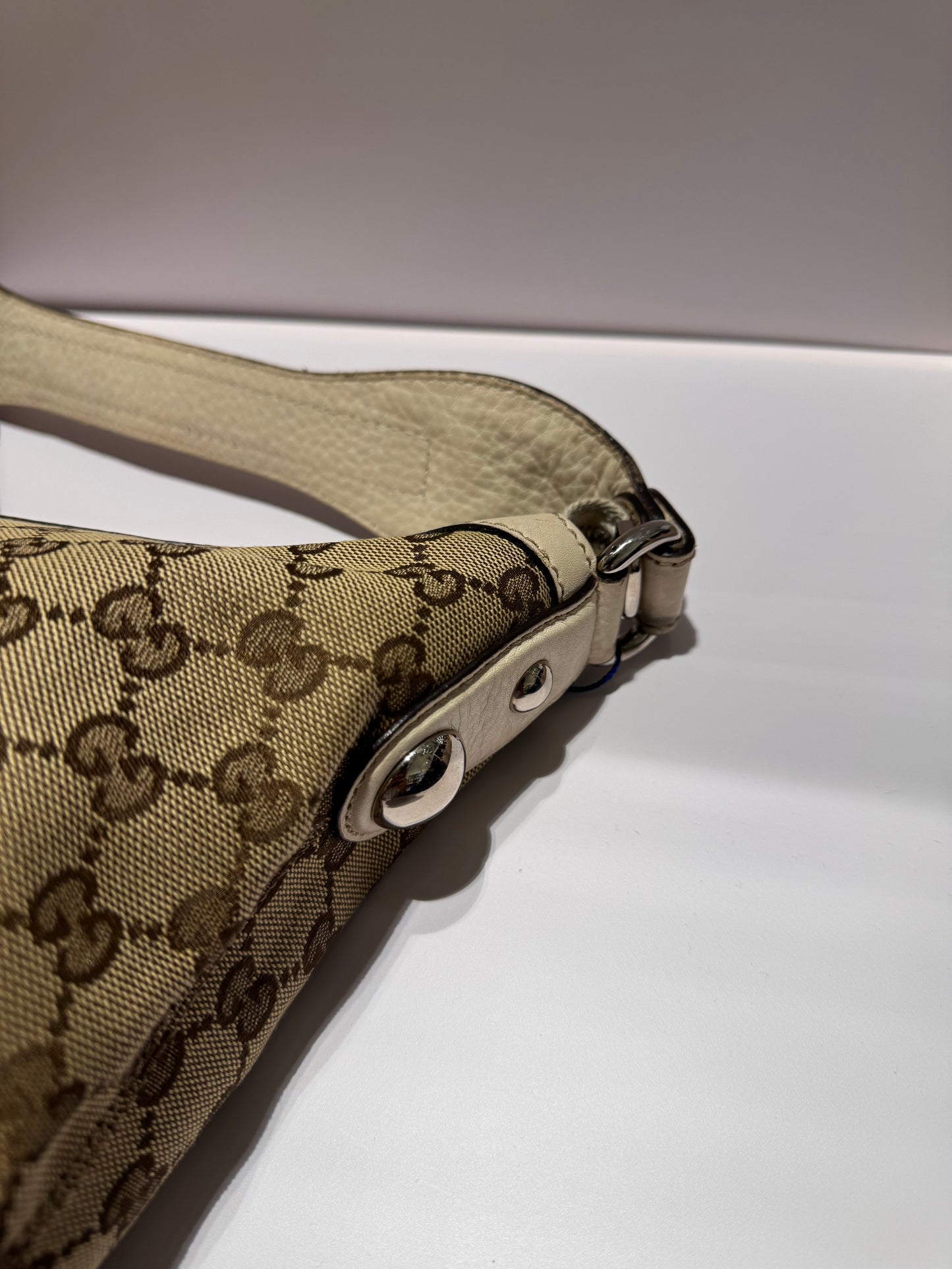Gucci Icon Bit Hobo White