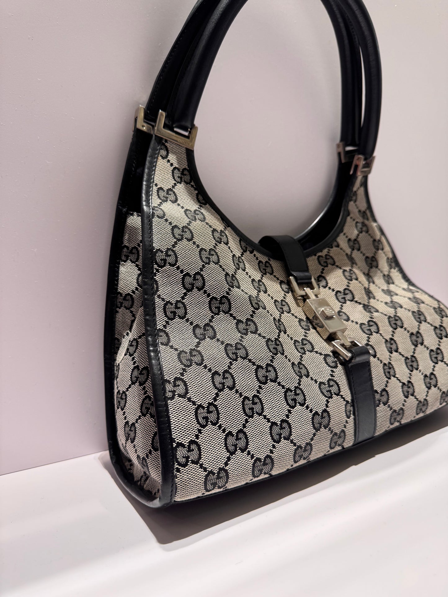 Gucci Jackie Medium Black Monogram