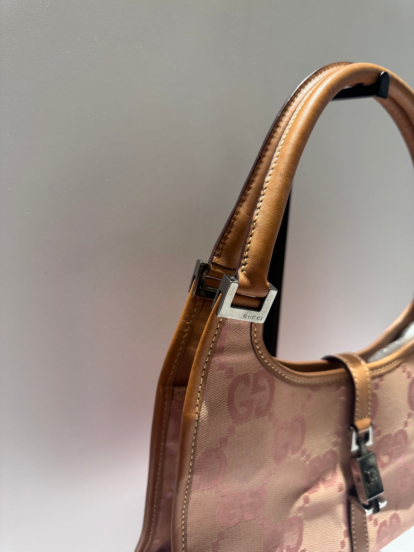 Gucci Jackie Small Pink Monogram