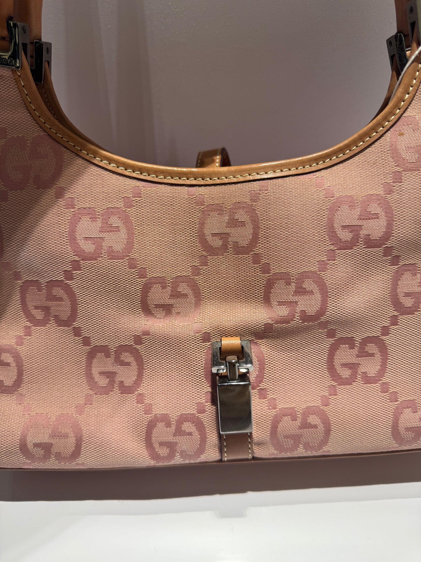 Gucci Jackie Small Pink Monogram