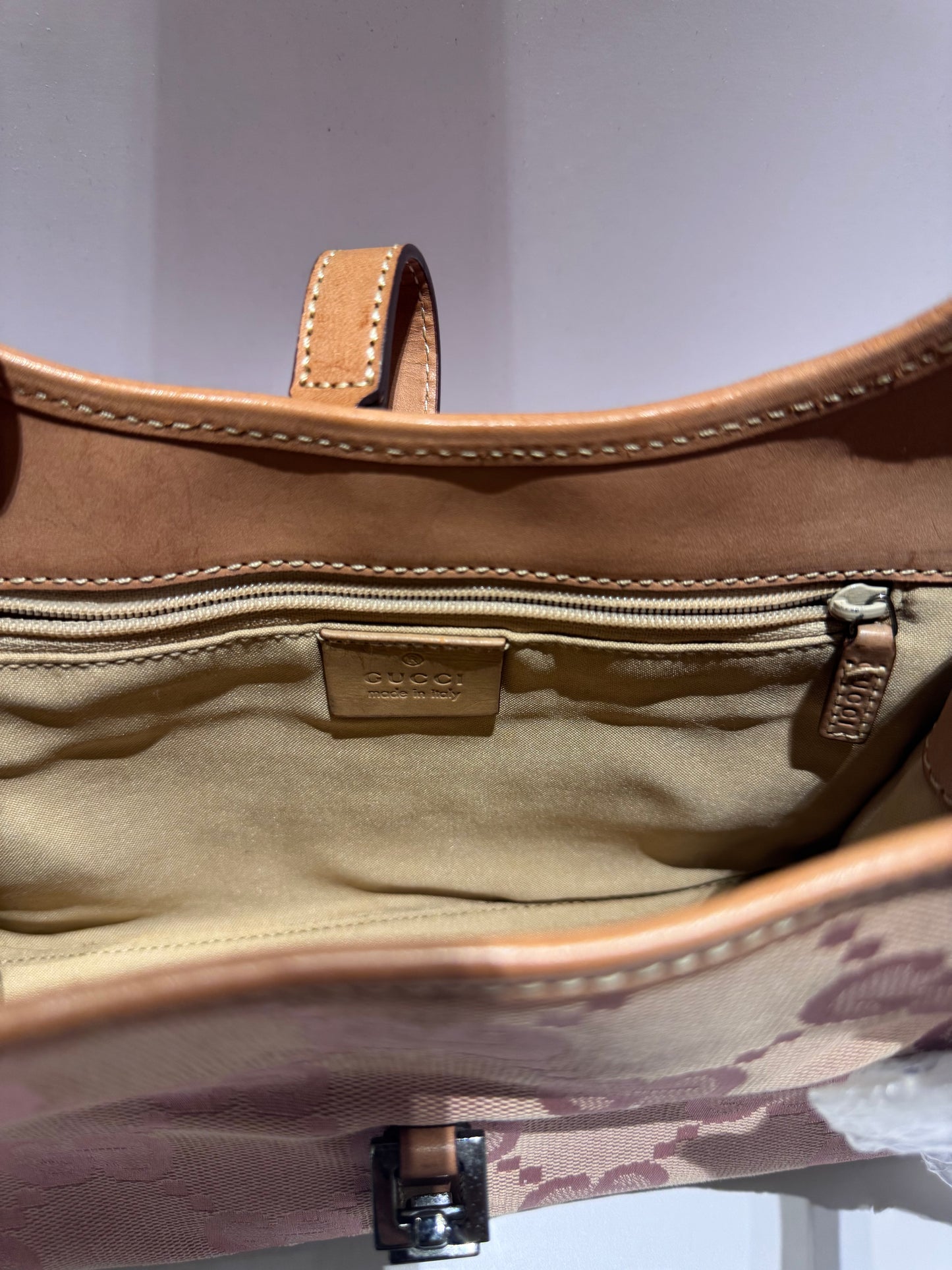 Gucci Jackie Small Pink Monogram