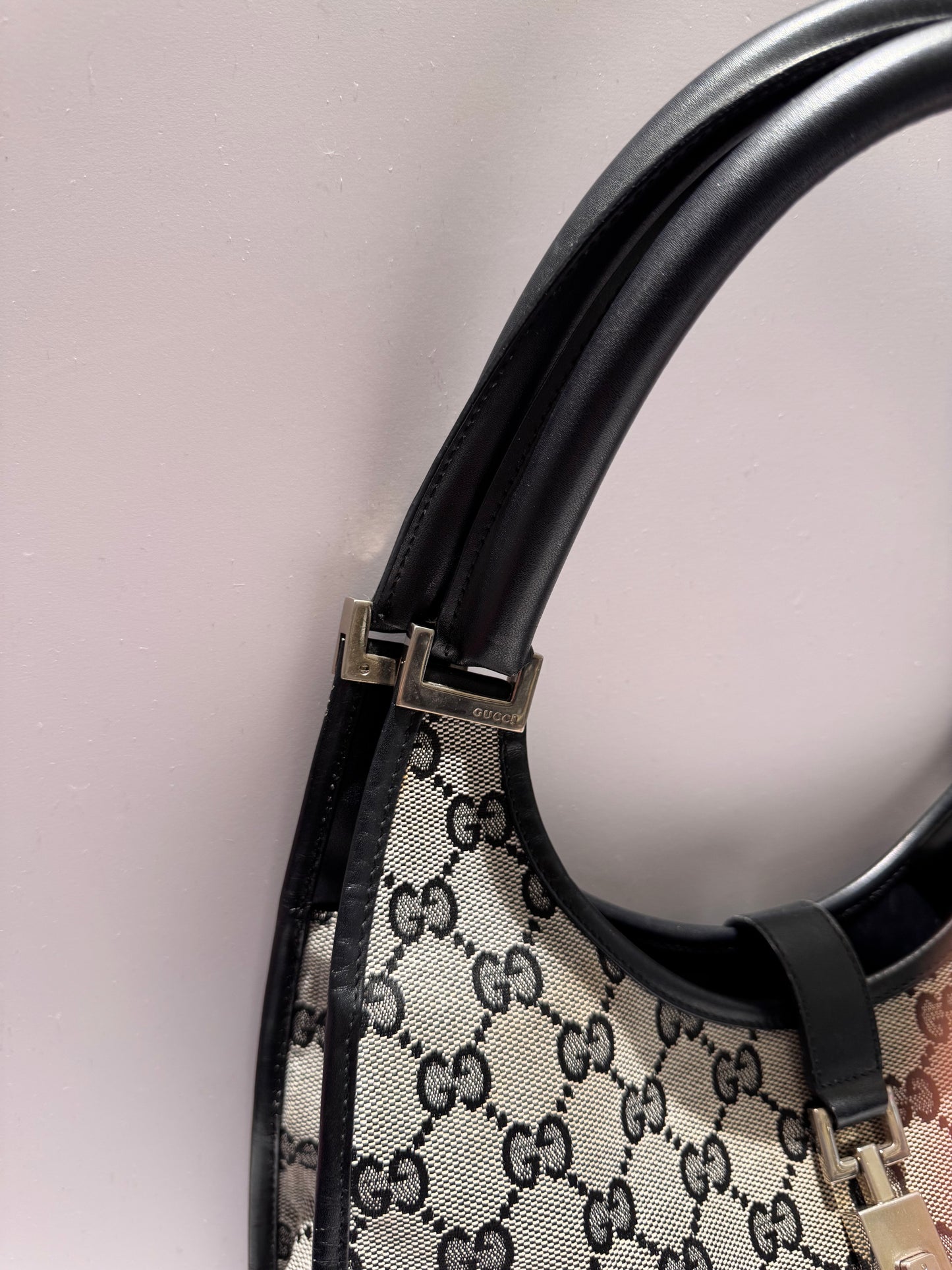 Gucci Jackie Medium Black Monogram
