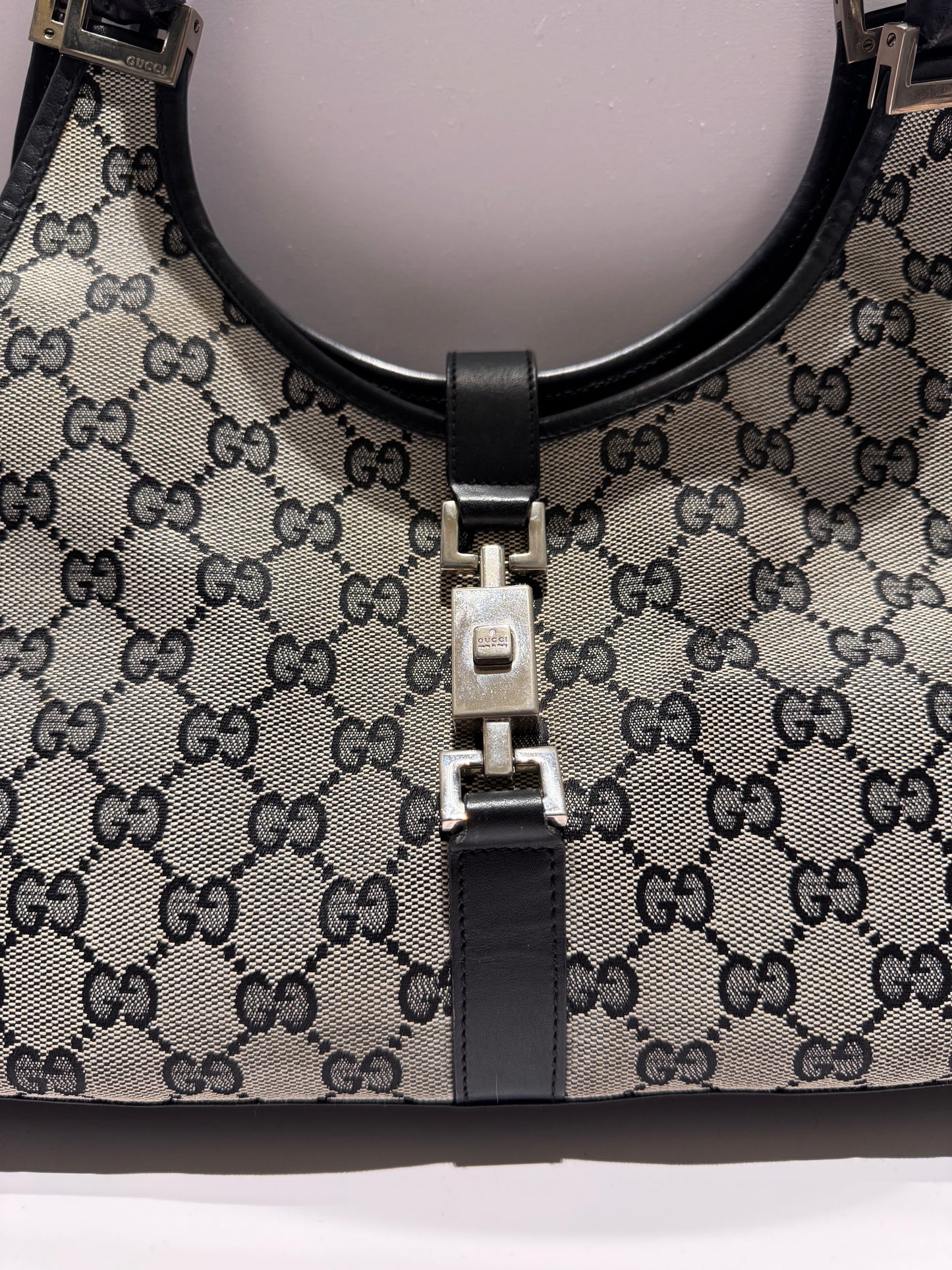 Gucci Jackie Medium Black Monogram