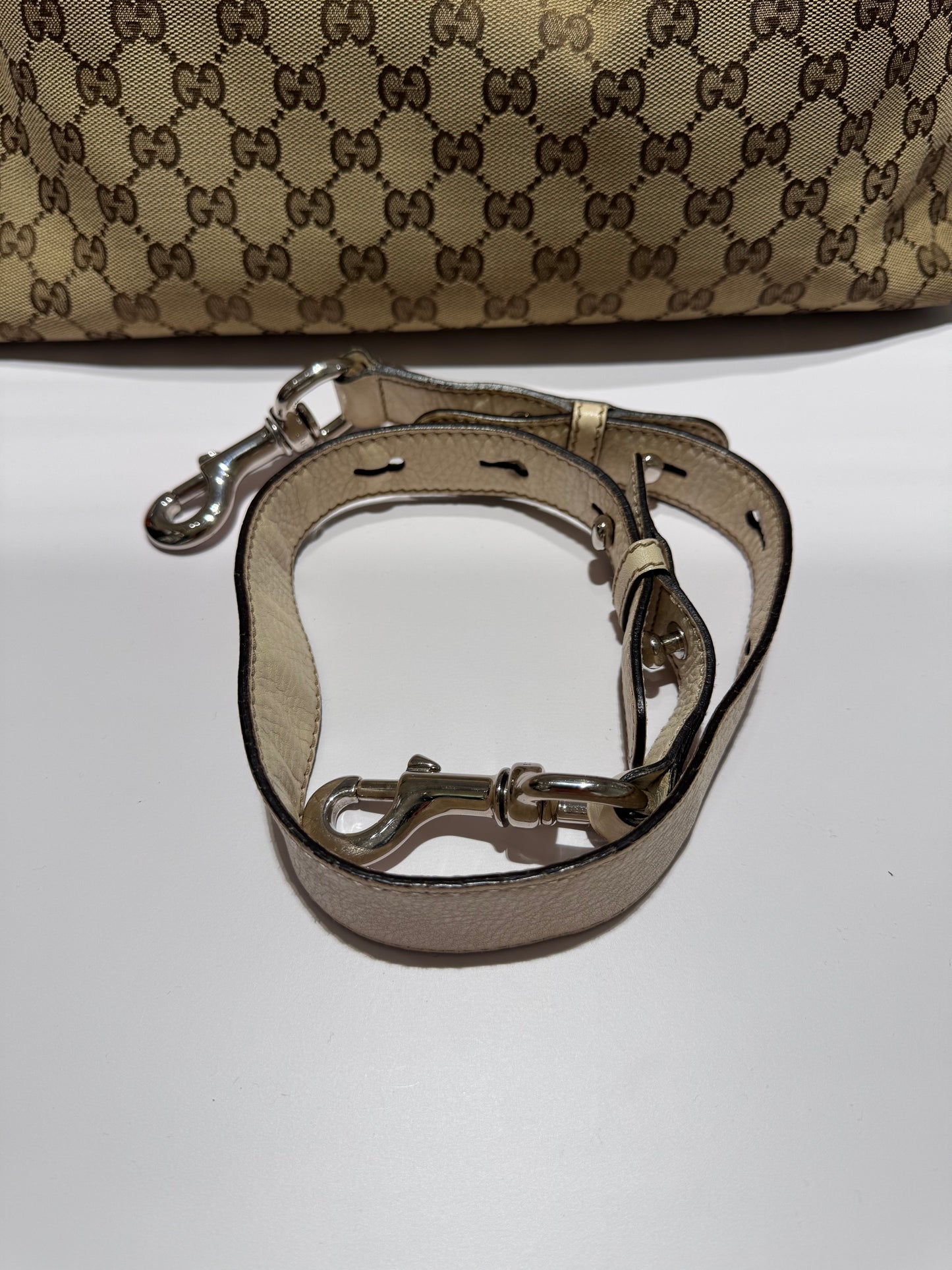 Gucci Icon Bit Hobo White