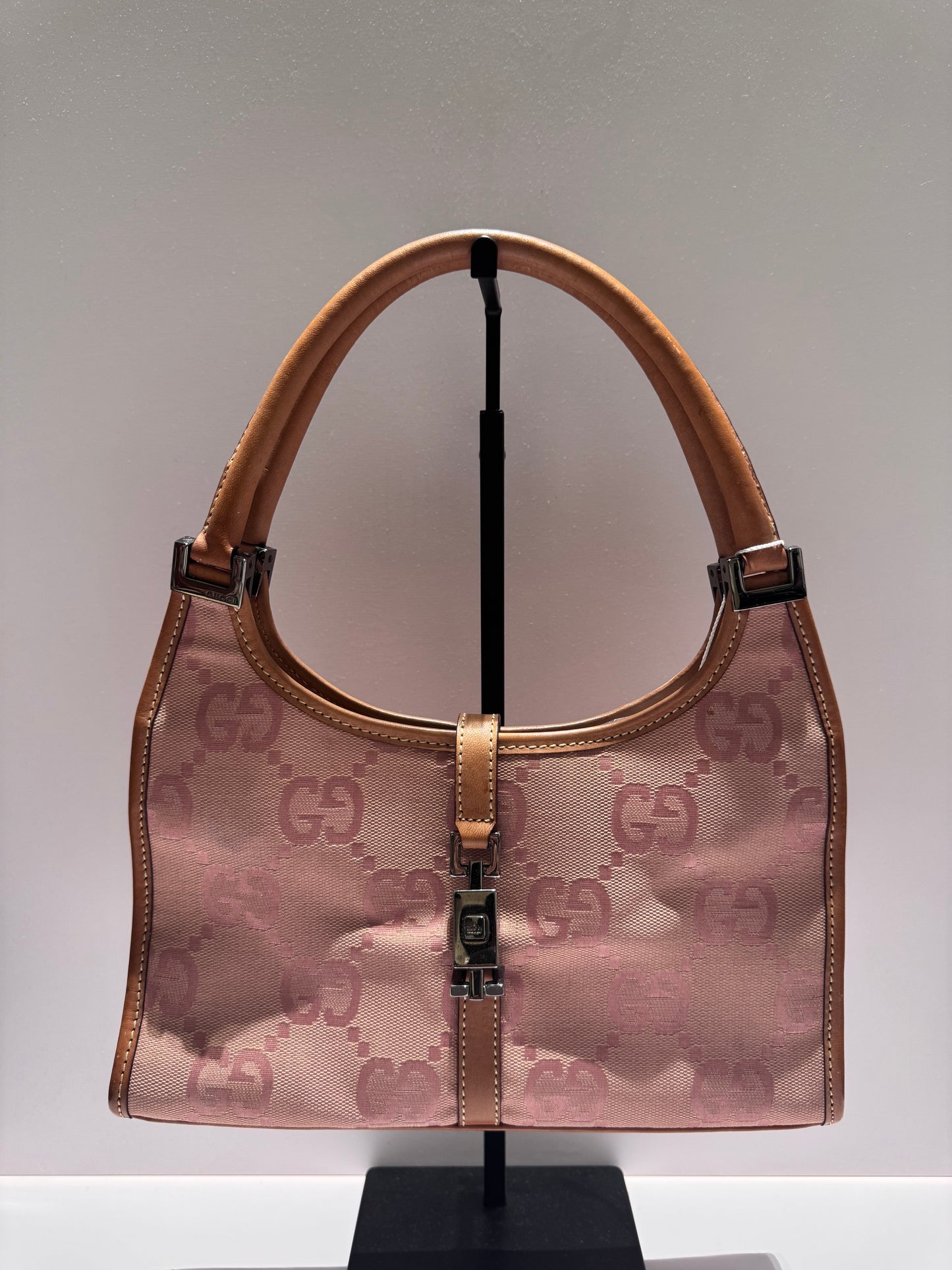 Gucci Jackie Small Pink Monogram